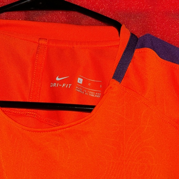 Nike Authentic Jersey authentic orange and silver and purple seal for a MCC - Picture 3 of 6
